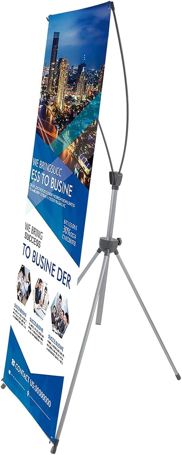 X-Banner Stand, advertising banner, marketing display stand for sale 2