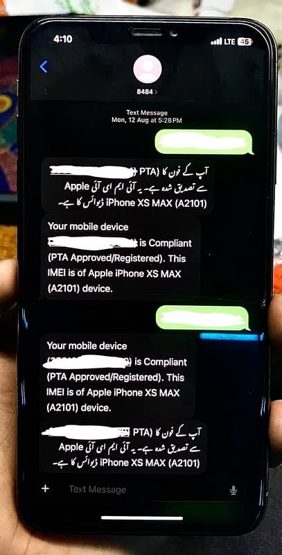 Iphone XS Max … DUAL PTA APPROVED 0