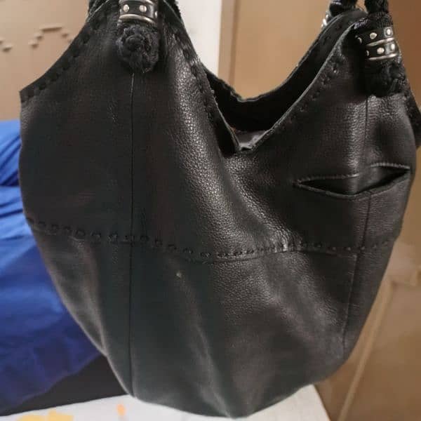 New branded leather bag 1