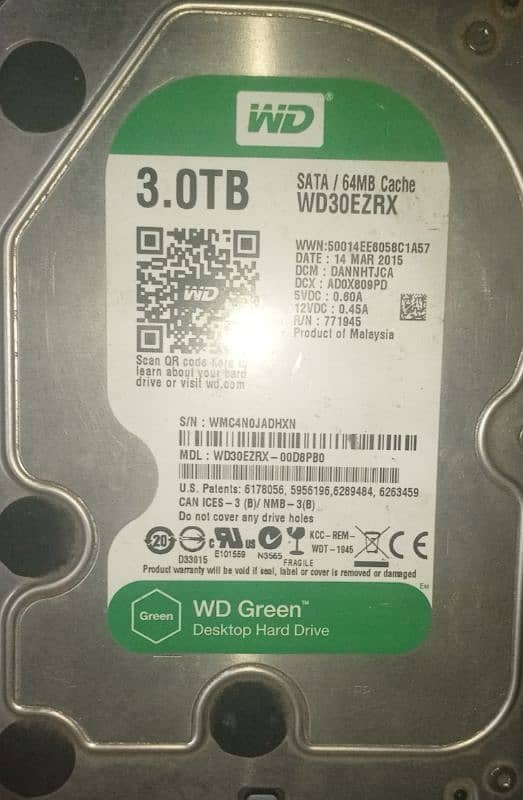 3 TB Hard Drive 0