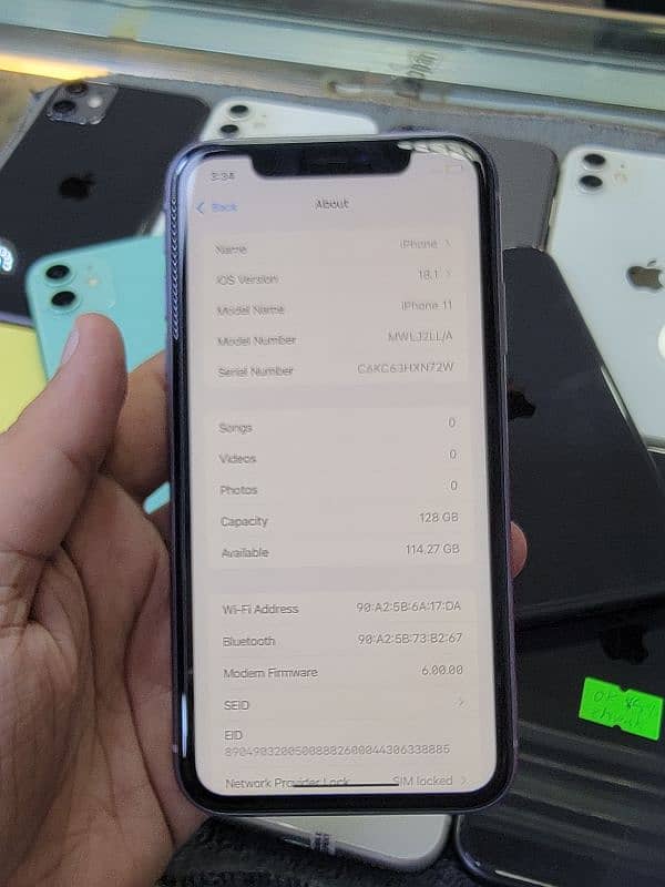 IPHONE 11 128GB 100% BATTERY HEALTH AND 80% ABOVE ALSO JV NON PTA NON 7