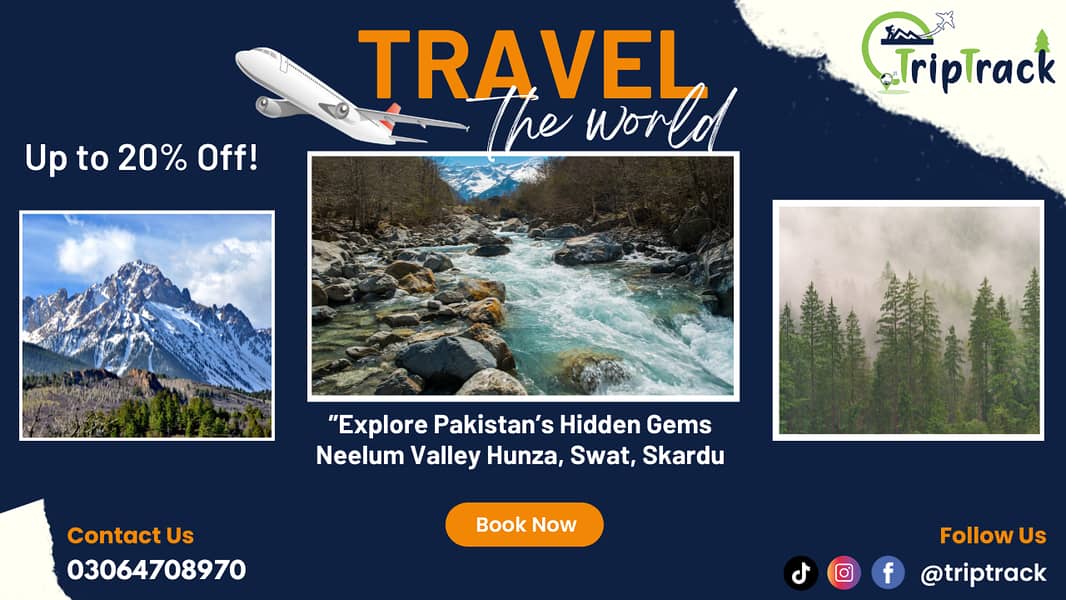 Explore Pakistan's Neelum Valley,Hunza,Sawat,Kashmir,Naran,Sakardu 0