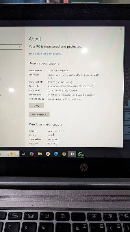 HP 1040 G3 Touch screen laptop 2