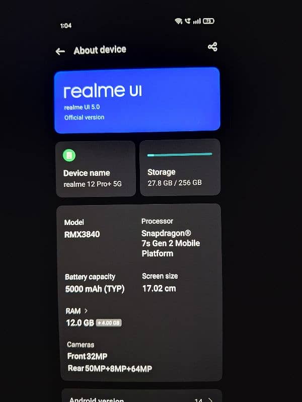 Realme 12pro plus 5G ND Samsung A35 5G 2