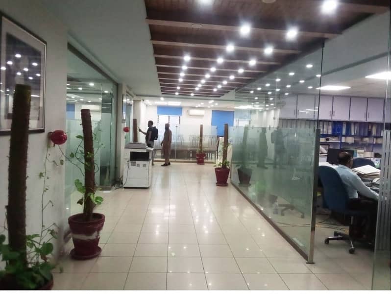 Sami Furnished Area 4500 Sq. Ft Corporate Office Available For Rent On Reasonable Rent Garden Town Lahore 1