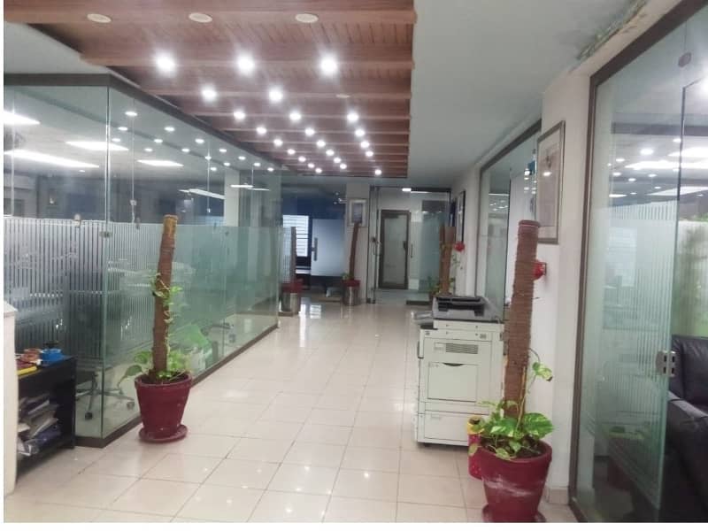 Sami Furnished Area 4500 Sq. Ft Corporate Office Available For Rent On Reasonable Rent Garden Town Lahore 3