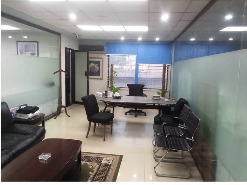 Sami Furnished Area 4500 Sq. Ft Corporate Office Available For Rent On Reasonable Rent Garden Town Lahore 4