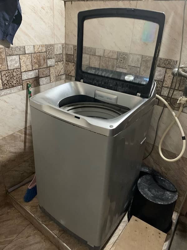 haier fully auto washing mashine 9.5kg 3