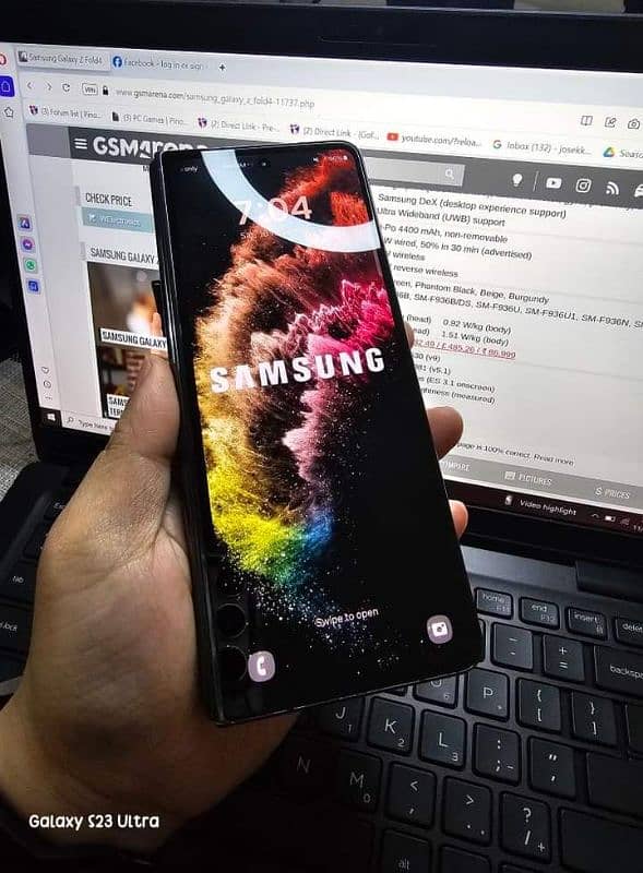 Samsung Galaxy z fold4 12/512 GB 03230916581 my what'sap 2