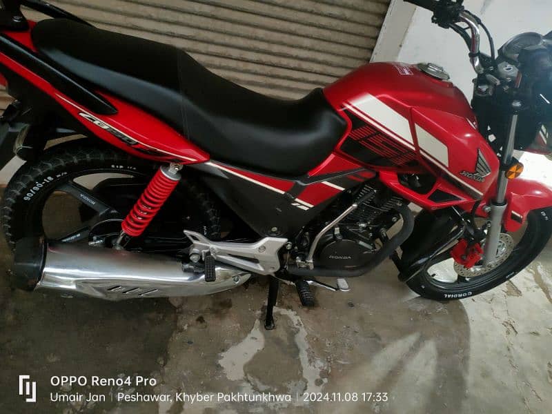 Honda CB 150f 2023 model invoice ke de local Peshawar 5