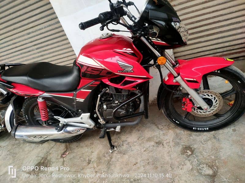 Honda CB 150f 2023 model invoice ke de local Peshawar 7