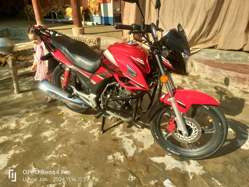 Honda CB 150f 2023 model invoice ke de local Peshawar 11