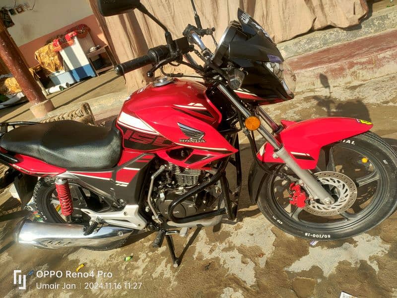 Honda CB 150f 2023 model invoice ke de local Peshawar 12