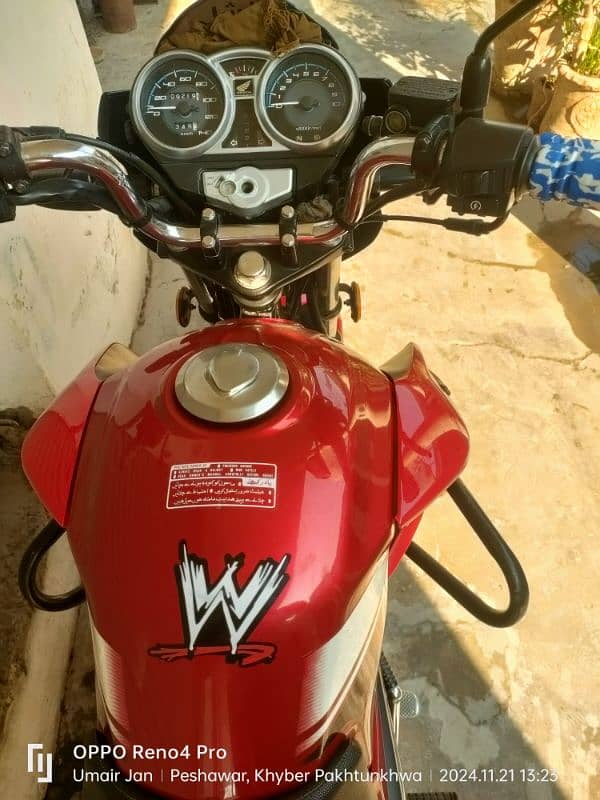 Honda CB 150f 2023 model invoice ke de local Peshawar 13