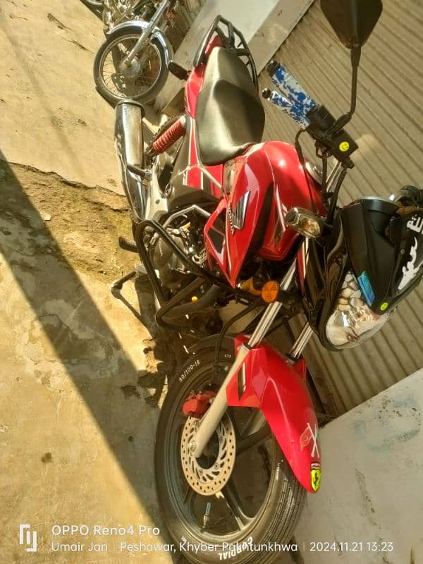 Honda CB 150f 2023 model invoice ke de local Peshawar 16