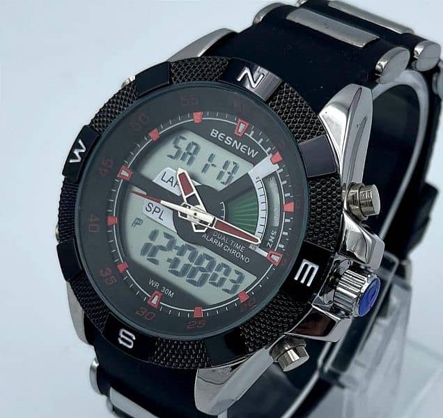 Men's Digital Display Watch 0