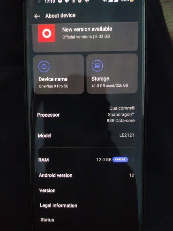 One plus 9 pro   Urgent sale 12/256.10/10 Duel Sim working 9