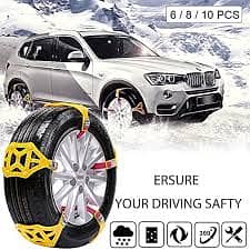 Emergency Snow Chain Pads The Best Snow Chain For Cars Tire size 14/15 4