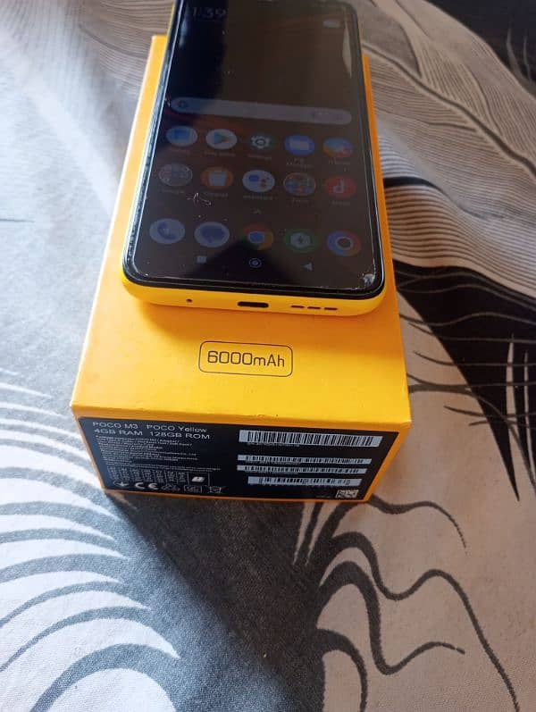 Xiaomi Redmi POCO M3 4+2 Ram 128 room with complete box 3