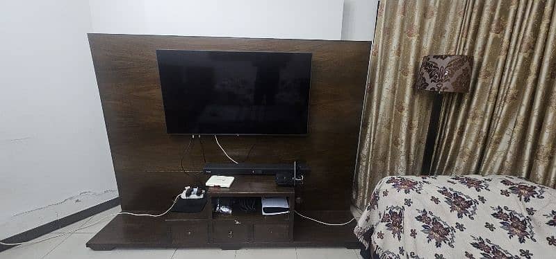 TV Console (Pure Sheesham Wood) 1