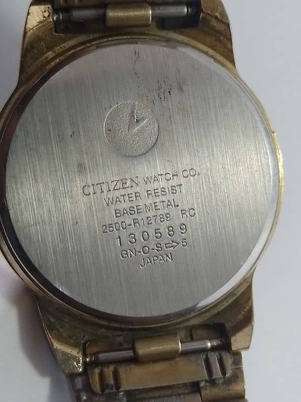 Citizen watch Co 130589 GN-O-S-5 Golden watch for men 6