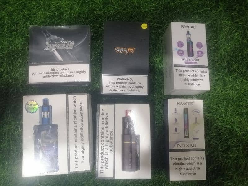 Smoking Vape available 50% discount brand new and grantted 9