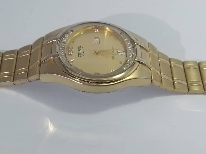 Citizen Gold-Tone Date Quartz Watch-GN -0-S-9 7