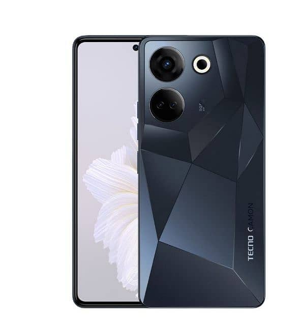 tecno camon 20.8GB. 256. GB new mobile black colour. . . . 03004516887 1