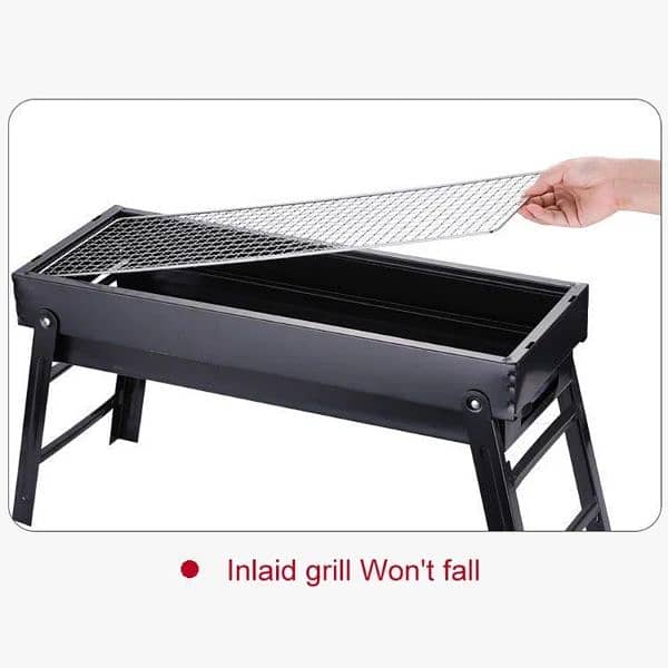 New Large BBQ Grill Folding Portable Charcoal Outdoor Camping Picnic 3