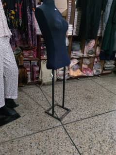 Plastic female hanging mannequin for clothes