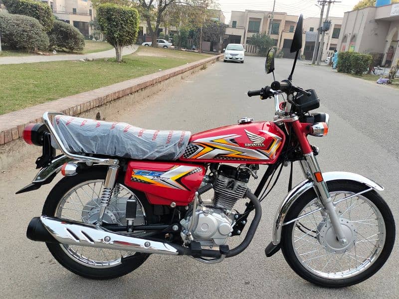 HONDA CG 125 MODEL 2024/25 OPEN LETTER OPEN INVOICE KM 2700 KEY 2 0