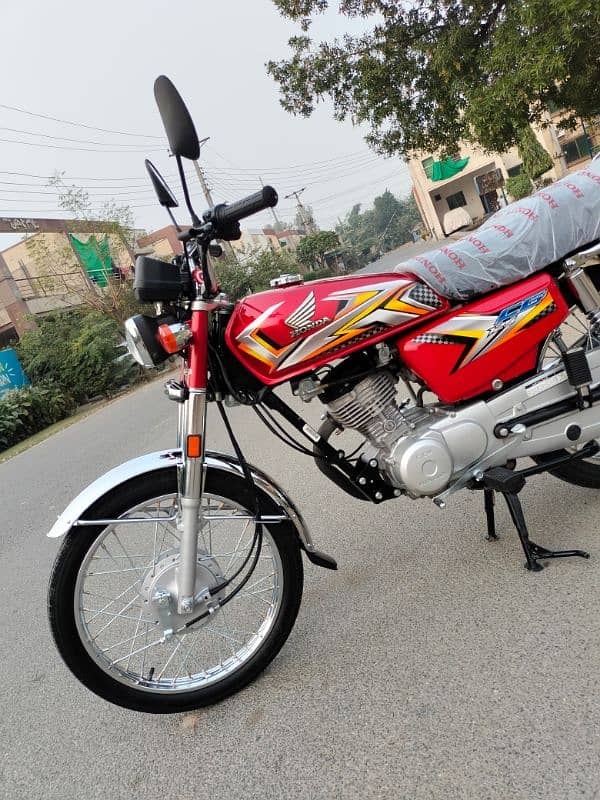 HONDA CG 125 MODEL 2024/25 OPEN LETTER OPEN INVOICE KM 2700 KEY 2 2