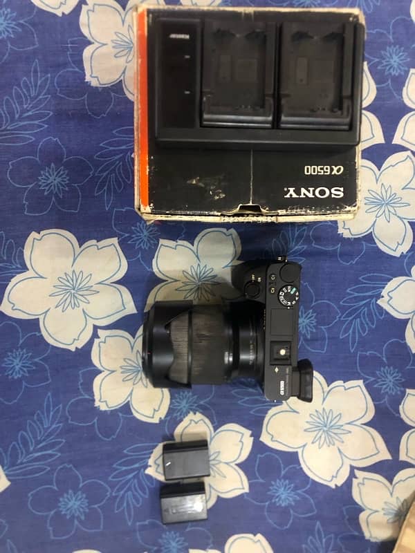 Sony A6500, 28-70 lens, 2 battery and charger 1