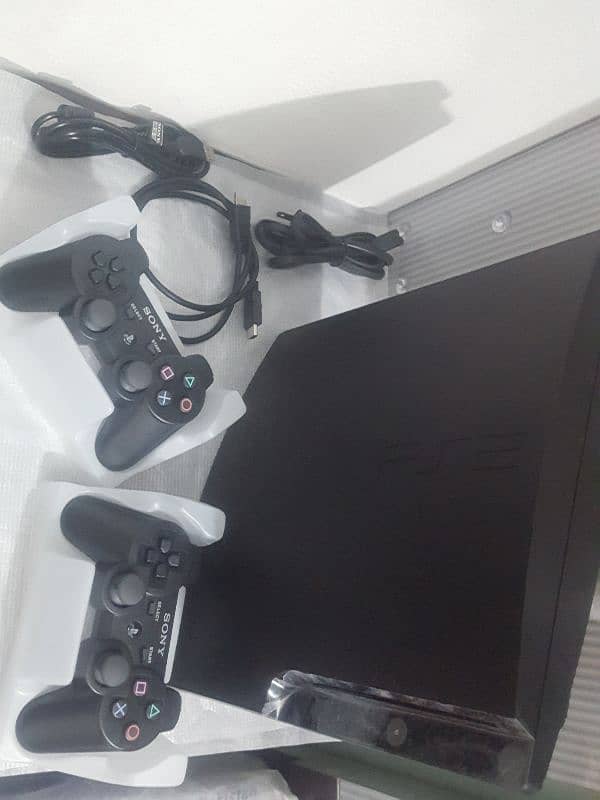 jailbreak ps3/500gb/45 games install tow controllers wirelless 14