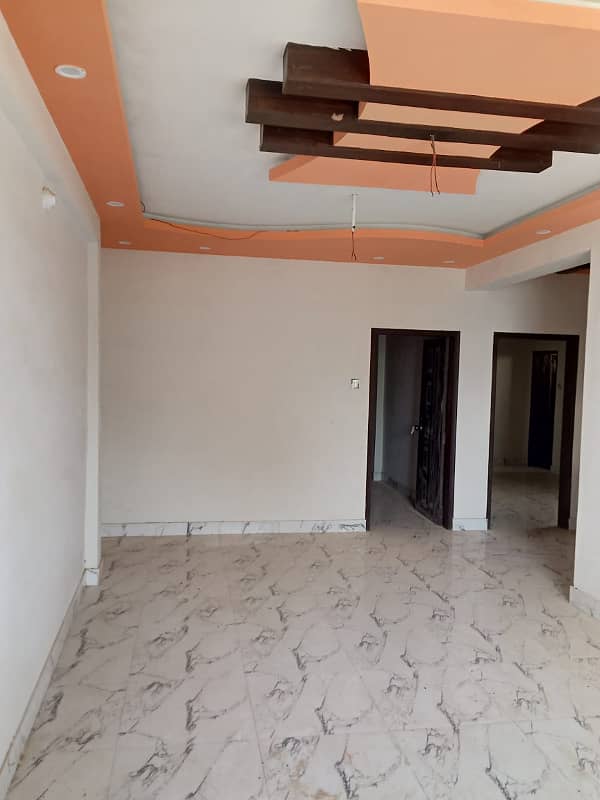 chance deal brand new flat for sale first floor gulistana johar 8