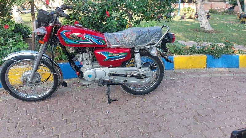 united 125 model 2024 Karachi number 10by10 condition 3