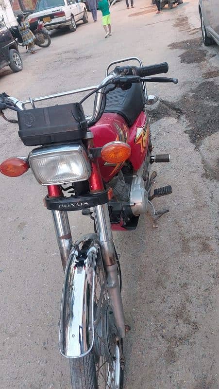 Honda 125 model 2021 Karachi number 0