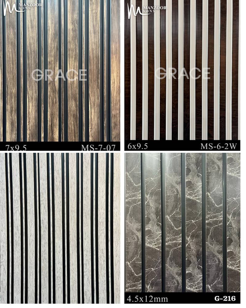 Pvc wall panel / Wpc wall panel/wallpanel/Grass/2 by 2 ceiling 9