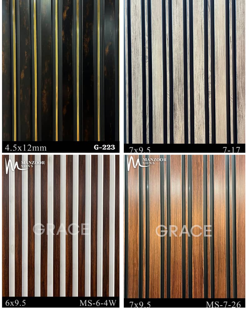 Pvc wall panel / Wpc wall panel/wallpanel/Grass/2 by 2 ceiling 10