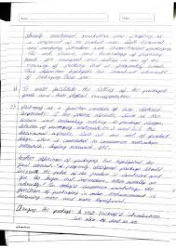 Handwriting Work 1