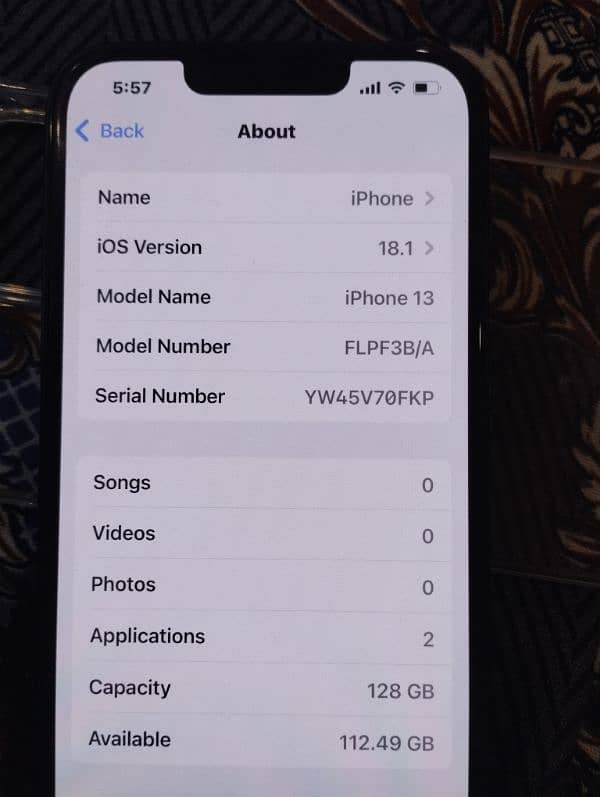 iPhone 13 128gb dual pta excellent condition 6