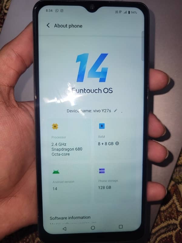 Vivo Y27s box+accessories (urgent sale) 1