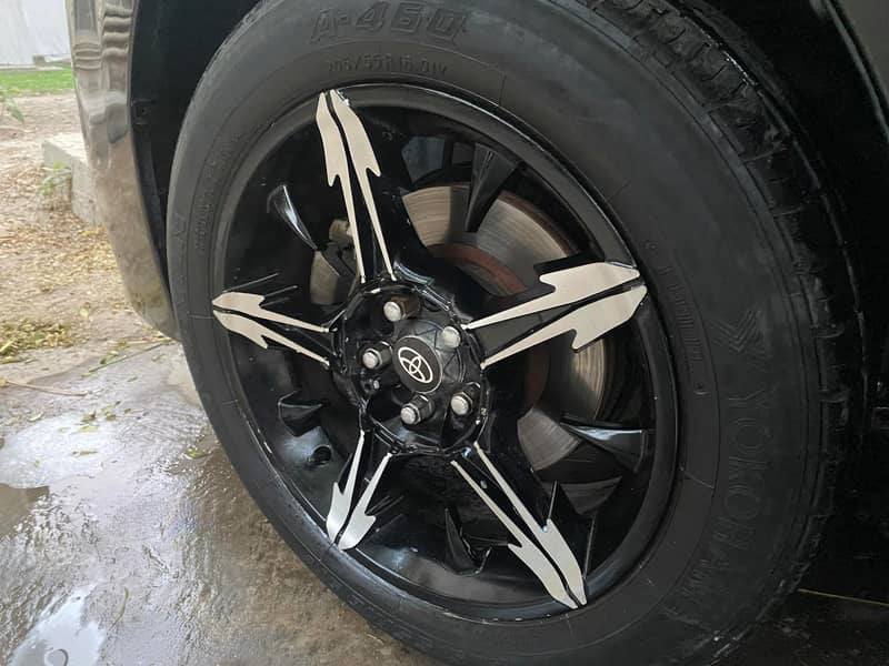 Alloy Wheel Rims 16 inches with Yokohama Tyres 205/55/16R 8