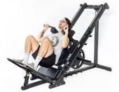 hack squat leg press leg extension leg curler squat rack smith machine