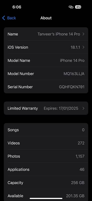 iphone 14 pro 256gb FU 3