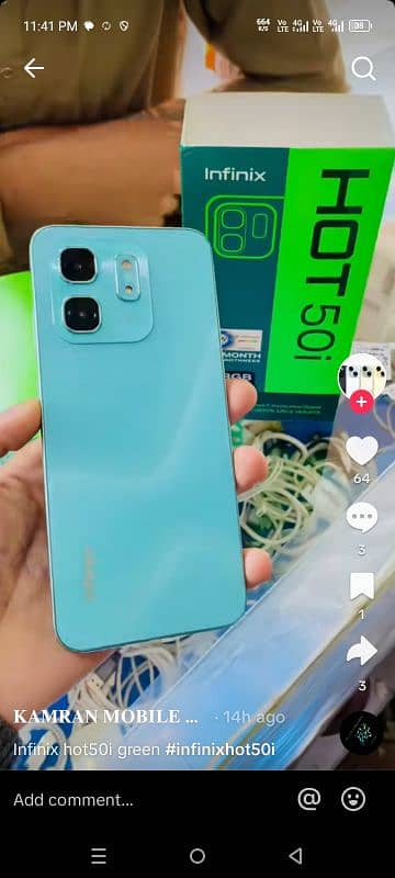 many Lia ha 33500 Infinix hot 50i 12ram 128 final 31 k Wts 03126454688 0