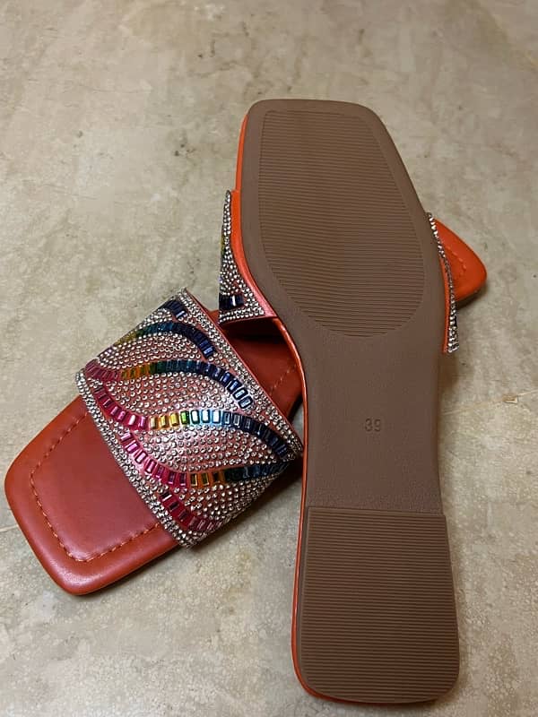 Brand New Women’s Beaded Slides (Size 39) - Imported from Dubai! 3