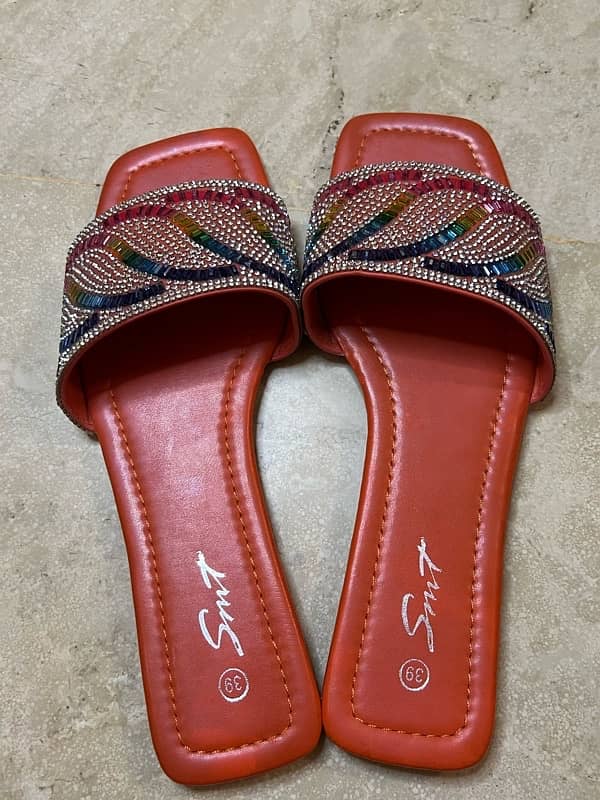 Brand New Women’s Beaded Slides (Size 39) - Imported from Dubai! 4