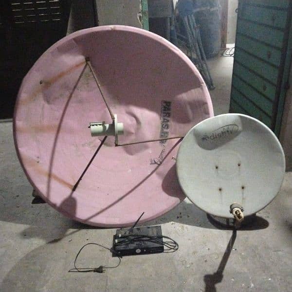 2 HD Dish Antenna's with NEOSIT Decoter + HDMI Cable For Sale 6