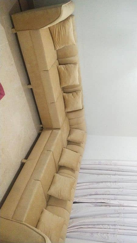 L shape sofa set 2